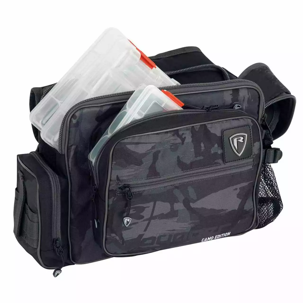 Fox Rage Voyager Camo Medium Shoulder Bag Mit Boxen 3 Fox Rage Voyager Camo Medium Shoulder Bag Mit Boxen